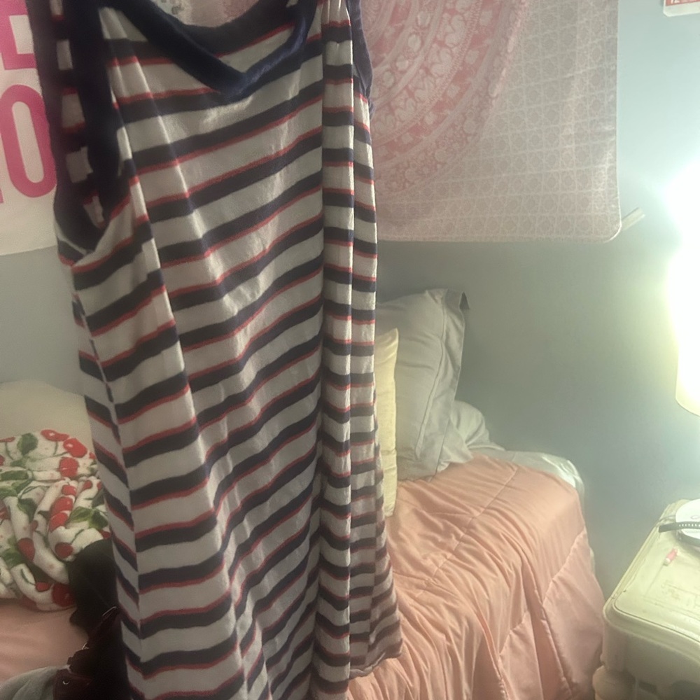 Striped Sleeveless Dress